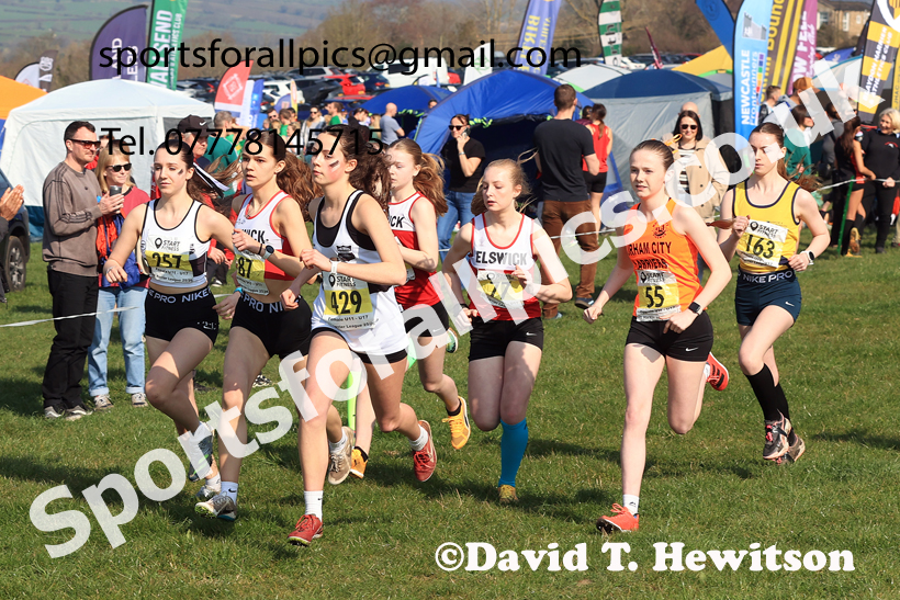 Girls Under-15s 2026 Start Fitness NEHL, Eltringham, Mickley, Northmberland. Photo: David T. Hewitson/Sports for All Pics